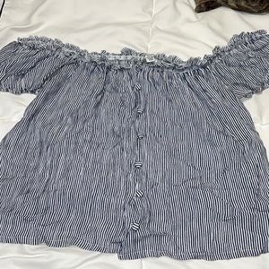 off the shoulder shirt